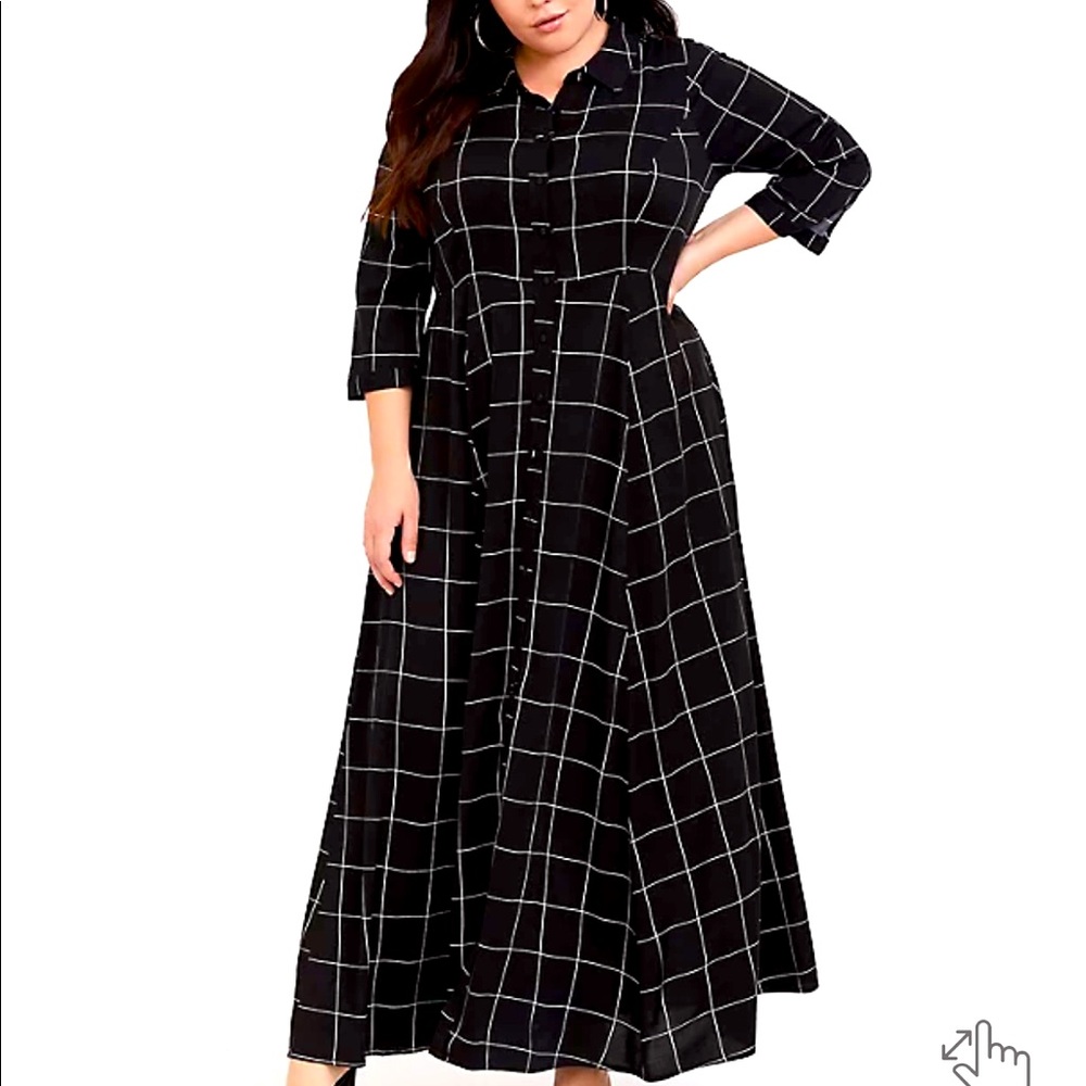 Torrid Button Front Dress